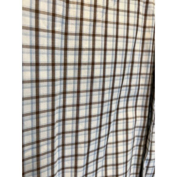 Peter Millar Shirt Mens Medium Checkered Button Down Long Sleeve Cotton Crown - Picture 5 of 6